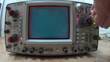 Tektronix 465B oscilloscope failure no dot no trace