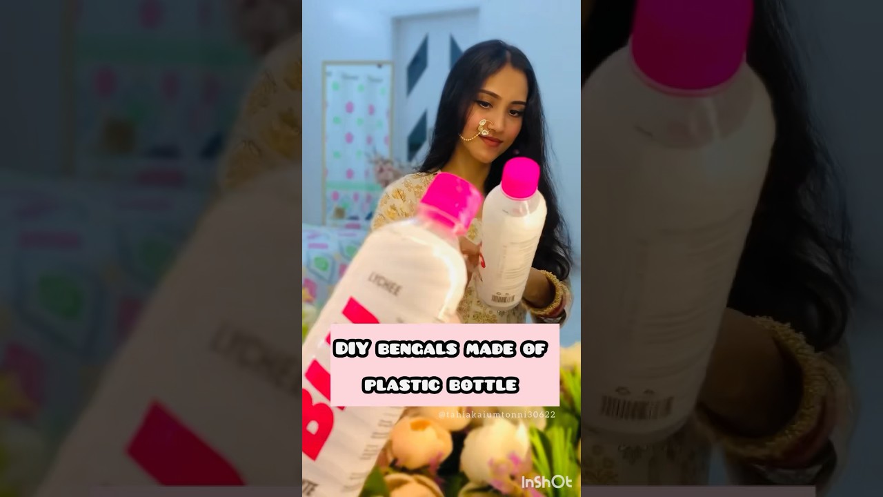 DIY bangles made of plastic bottle