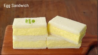 [SUB] How to make a Soft Egg Sandwich :: Lunchbox :: Easy Recipe