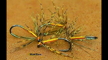 Fly Tying a North Country Partridge & Orange Spider By Mak