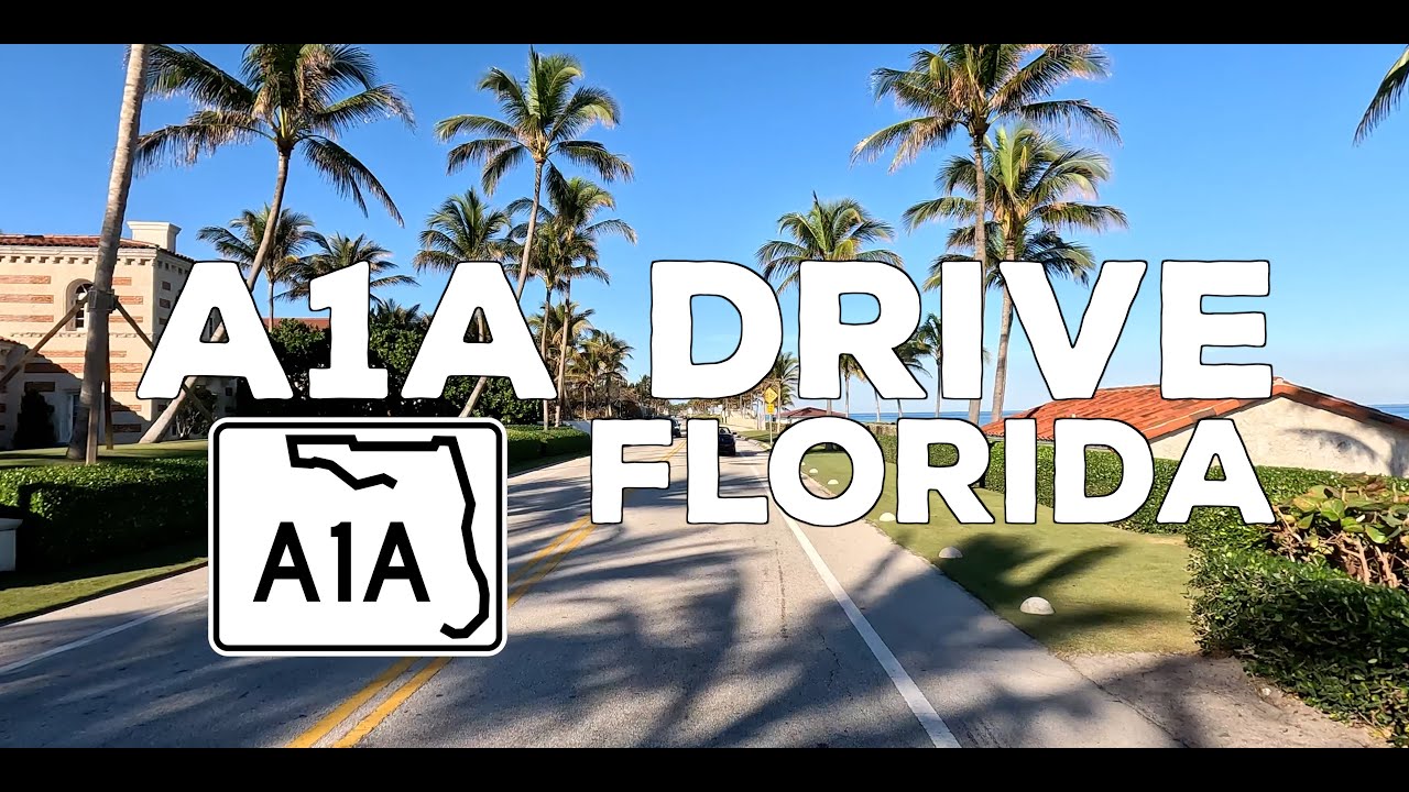 Florida's A1A - Driving From Ocean Ridge to Worth Avenue in Palm Beach ...