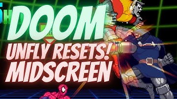 MvC2 - Doctor Doom Unfly Resets (Midscreen)