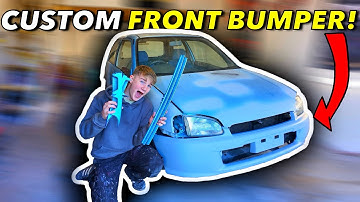 Making a custom Glanza bumper for my Toyota Starlet!