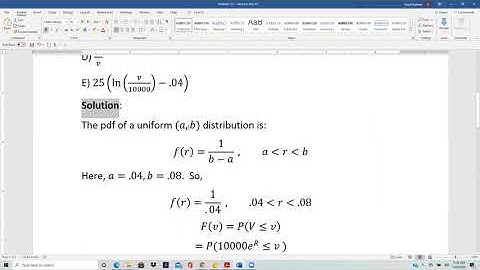 Formerly SOA P Sample Question 72 (This Question has now been deleted by SOA)
