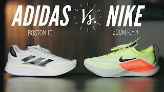 ADIDAS BOSTON 10 NIKE ZOOM FLY 🚀 ¿Cuál mejor? - YouTube