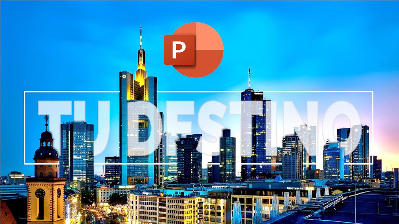 INCREIBLE EFECTO INTERSECAR IMAGEN Y TEXTO EN POWERPOINT!