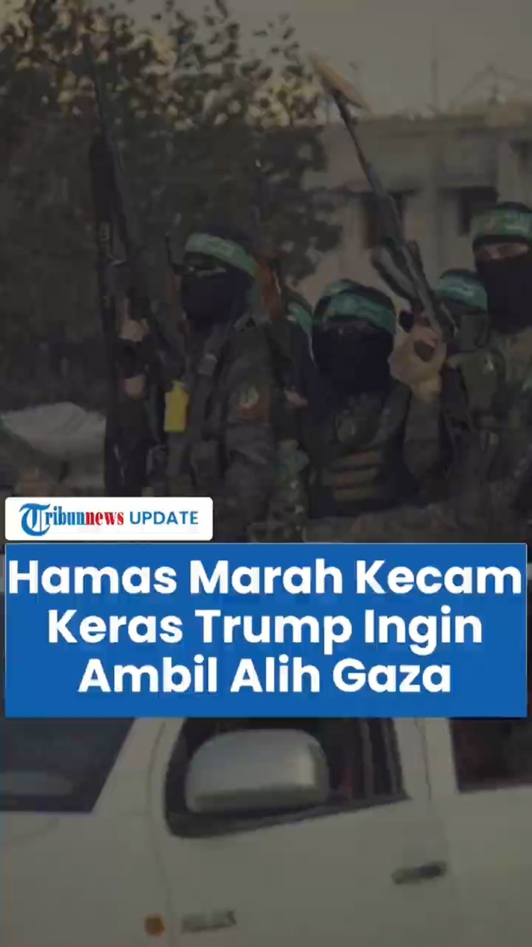 Hamas Marah seusai Trump Ingin Ambil Alih Gaza: Tak Masuk Akal, Jangan Usir Mereka dari Tanah Air