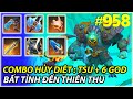 TSU + 6 GOD HẤT TUNG ĐỐI THỦ ĐẾN BẤT TỈNH NHÂN SỰ | AUTO CHESS MOBILE 956