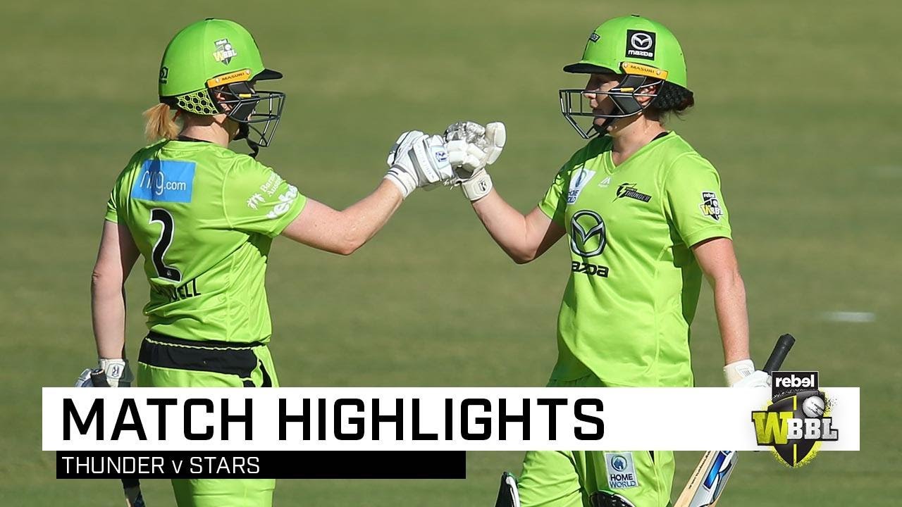 Thunder edge home to deny Stars | Rebel WBBL|05