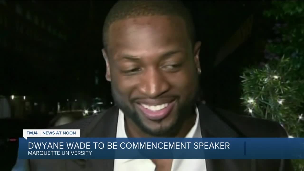 NBA legend Dwyane Wade to serve as Marquette University's 2022  undergraduate Commencement speaker // News Center // Marquette University