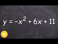 How do you convert from standard form to vertex form of a quadratic