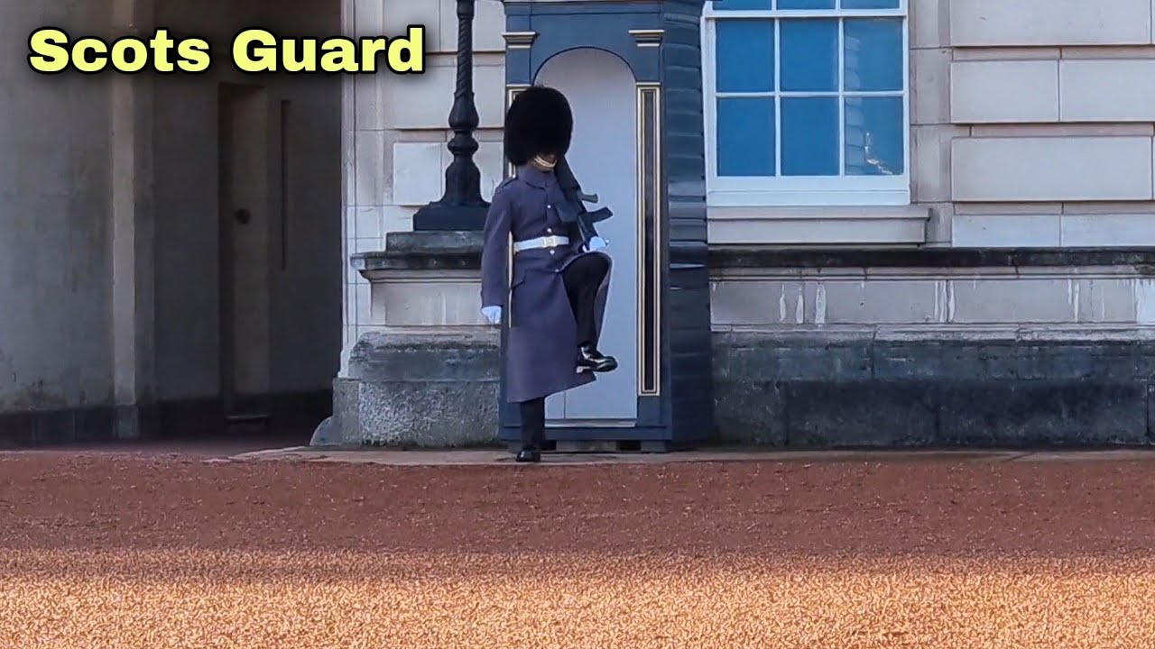 Scots Guard Spotted! - YouTube