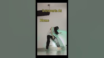 Introverts at Home V/S Parties #introvert #meme #funnyvideo