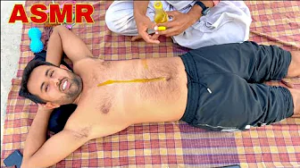 ASMR: FULL BODY MASSAGE AND ARMPITS TICKLE / NO TALKING