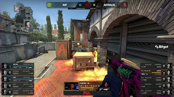 Astralis Lucky 1v3 clutch to deny 16-0 vs NIP