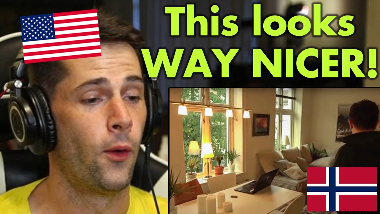 American Reacts to a Typical Norwegian Home