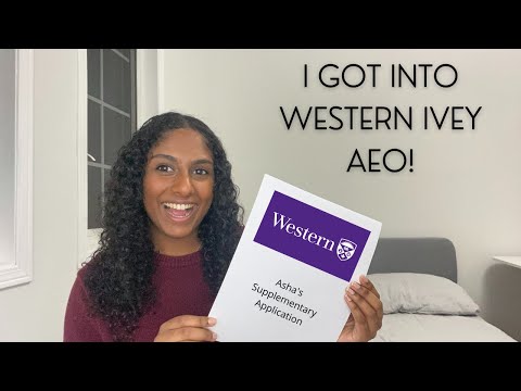 Reading my Western Ivey AEO Essay!!  - Part 1