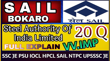SAIL BOKARO Previous Year paper||SAIL MOST IMP QUESTION||SAIL||SAIL BHILAI||SAIL MECHANICAL QUESTION