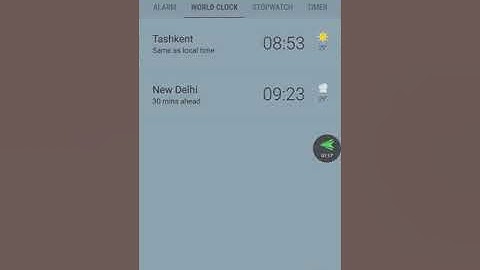 World Clock | How To Set Time of International Cities In Android Mobile
