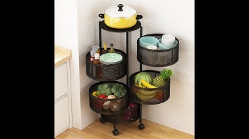 Kệ xoay 360 độ đựng rau củ quả