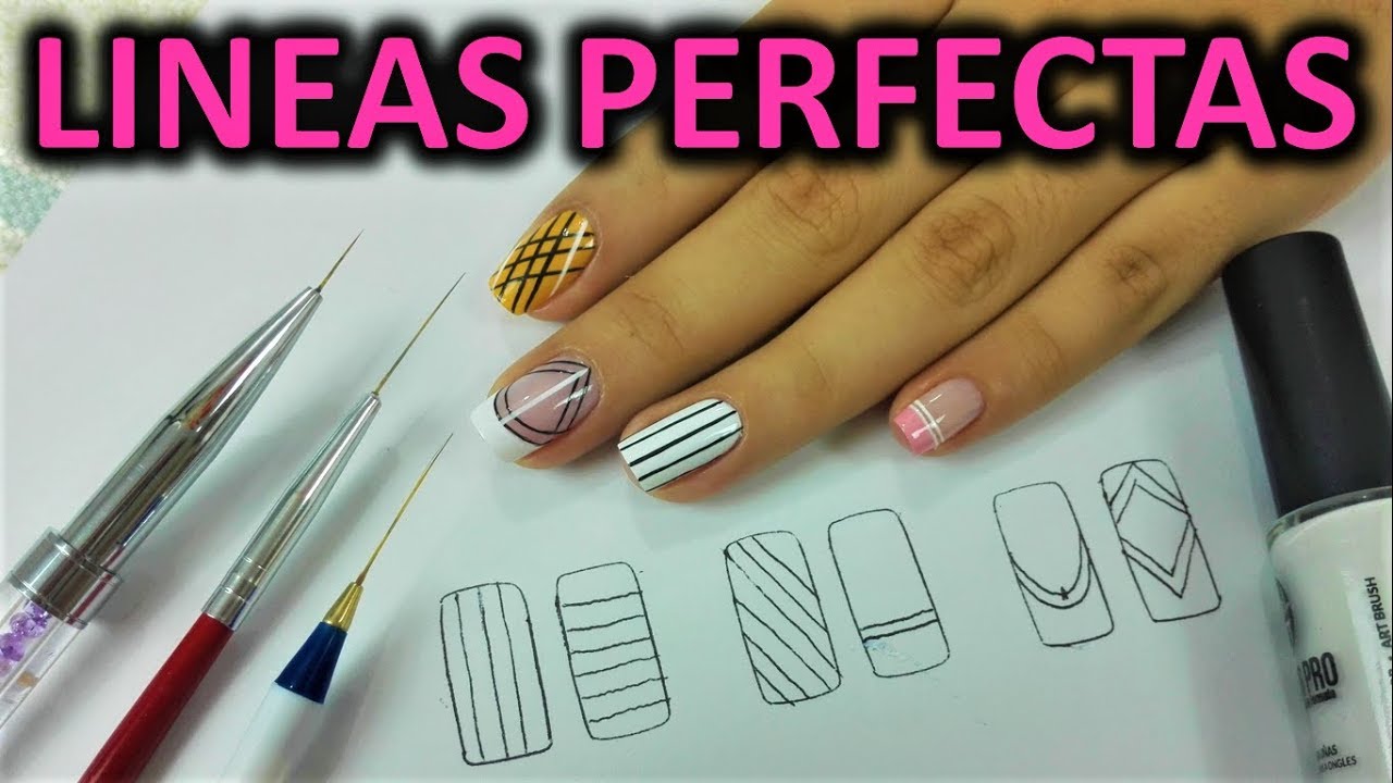 como hacer lineas perfectas en tus uñas - thptnganamst.edu.vn