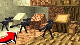 INVISIBLE CAMO SNIPER BATTLE MINECRAFT TROLL!