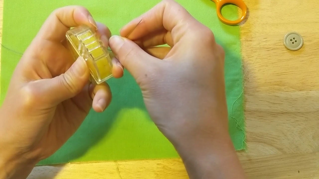 Sewing 101: Episode 3 Sewing a Button - YouTube