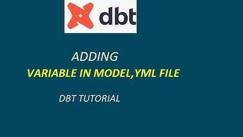 DBT project variable & user them in Model, YML file #dbttutorial #dataengineering