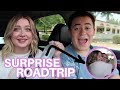 SURPRISE ROAD TRIP TO MY HOMETOWN!! | SURPRISING MY FAMILY!