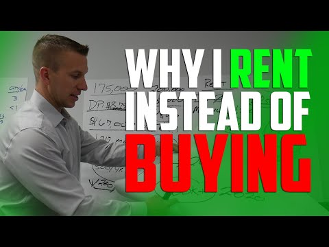 WHY I RENT INSTEAD OF BUYING