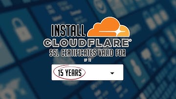 Install Cloudflare SSLs That Don