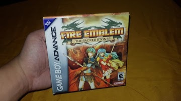 Fire Emblem: The Sacred Stones Unboxing CIB Complete In Box