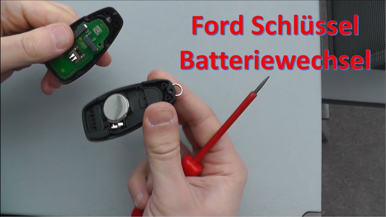 Ford Schlüssel Batteriewechsel: Keyless Go Schlüssel (Ford Focus