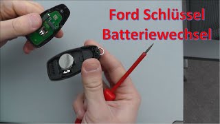 Ford Schlüssel Batteriewechsel: Keyless Go Schlüssel (Ford Focus, Ford Mondeo..) - TOP ANLEITUNG!