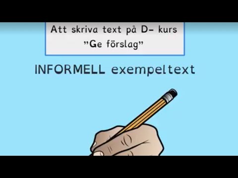 Video: Hur skriver man ett förslag till utbildning?