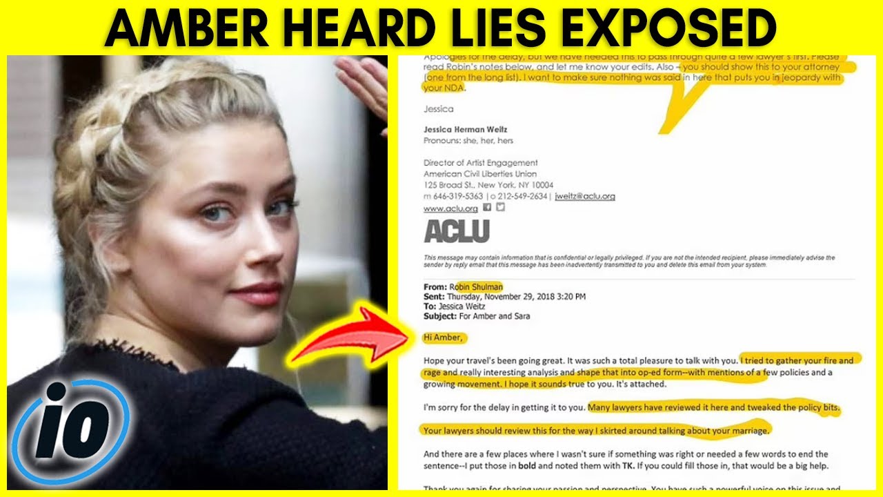 Johnny Depp Exposes Amber Heard Emails