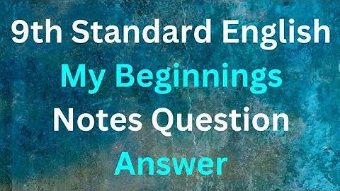 9e standaard Engels Mijn begin Lesnotities Vraag Antwoord#leren #onderwijs #studie