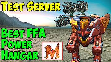 War Robots Test Server [4.0] Best Free For All Hangar - WR FFA Gameplay