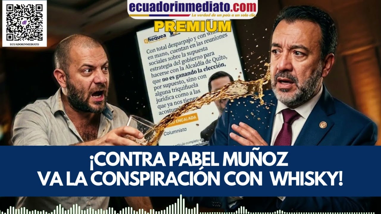 ¡CONTRA PABEL MUÑOZ VA LA CONSPIRACIÓN CON  WHISKY!