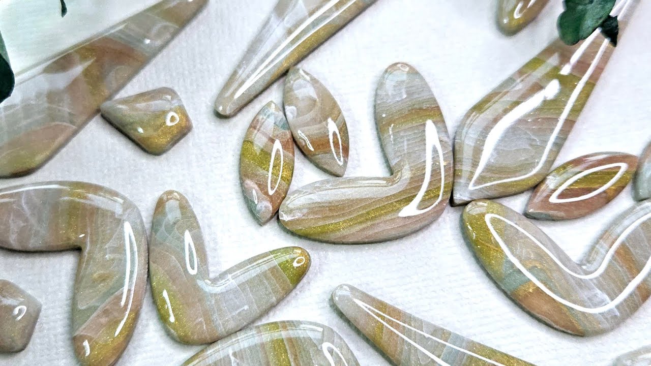 Polymerized Rocks Banded Agate Polymer Clay Look Tutorial, Faux Rock Tutorial, Polymer ...