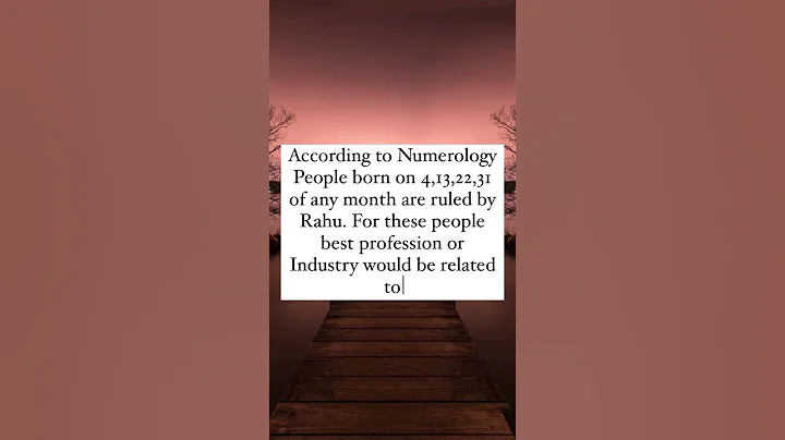 Best Profession for Born on 4,13,22,31 ✨ #numerology