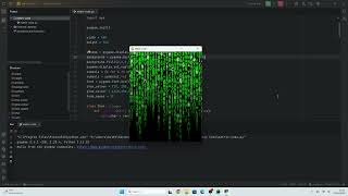 Matrix Code App In Python With Pygame (Wake up, Neo!)