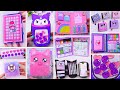 Easy paper crafts // How to make a small Kuromi notebook // School life hacks