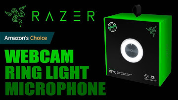 Razer Kiyo Webcam, Microphone & Ring Light (4K) Detailed Setup & Review + Unboxing