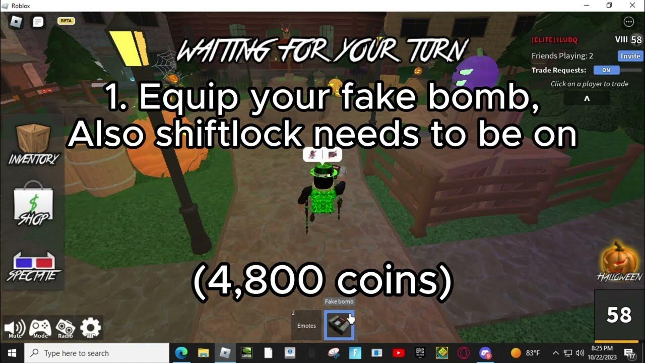 How To Shift Lock In Mm2 On Computer