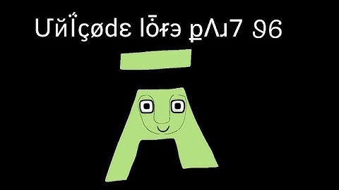 Unicode Lore part 96