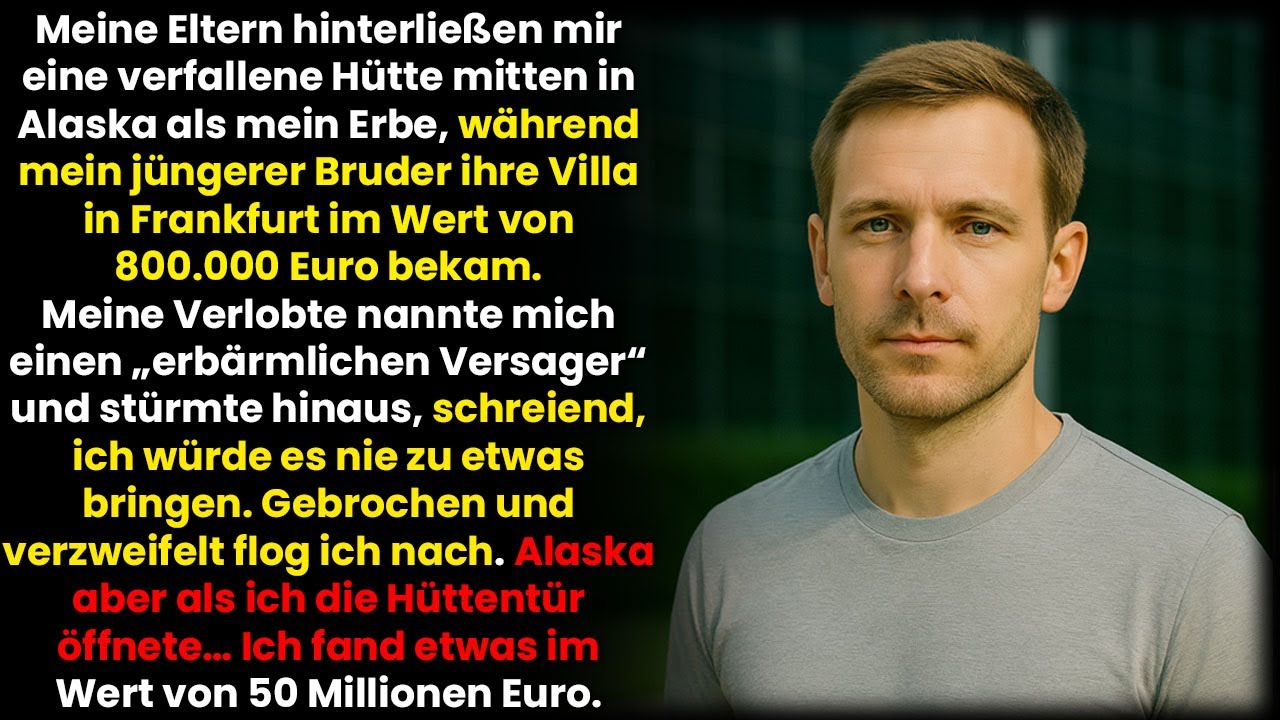 Meine Eltern hinterließen mir eine Hütte, mein Bruder erbte eine Villa – dann fand ich 50 Mio €