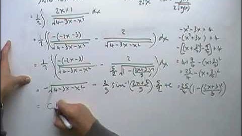 Advanced Higher Maths: Integrating quadratics denominators (part 2)