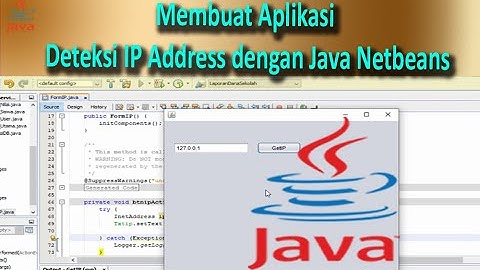 Deteksi IP Address dengan Aplikasi Java Netbeans