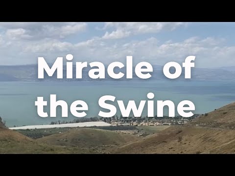 Miracle At The Cliffs Of Gadara Jesus Cast Demons Into Pigs